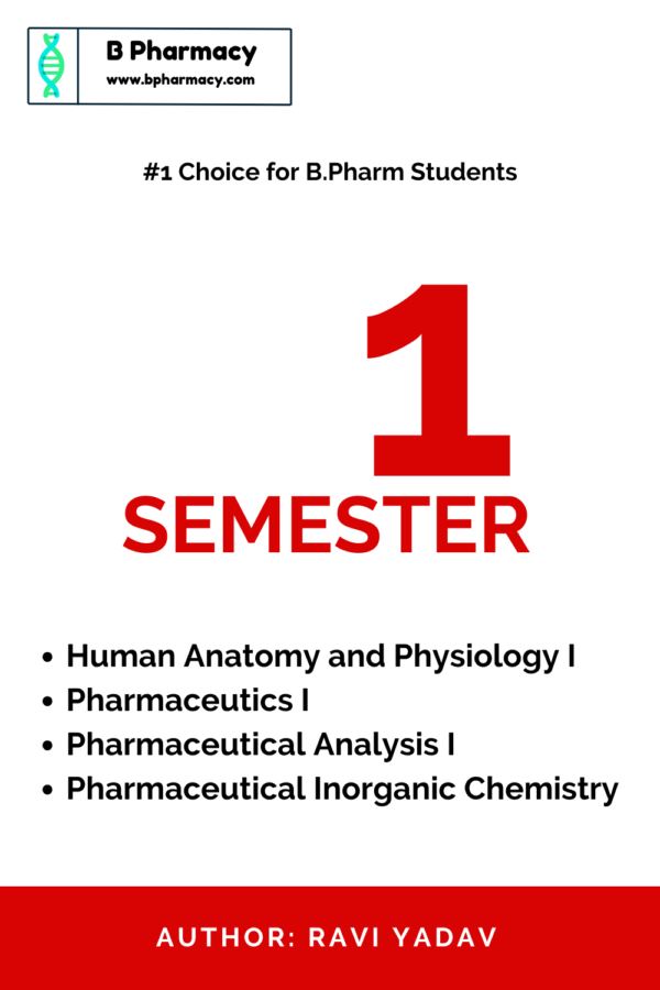 B Pharmacy Semester 1